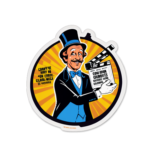 Retrospective Sticker Celebrating Carry-On Films