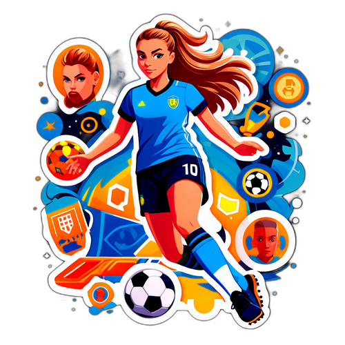 Alexandra Bøje spiller fodbold