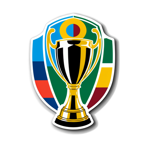 Καλλιτεχνική παράσταση του τροπαίου Serie A