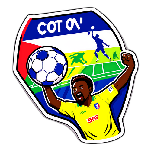 Sticker meci excitant Lyon vs Nantes