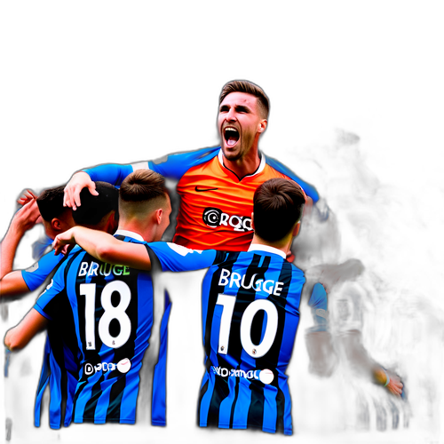 Firande av mål av Club Brugge-spelare