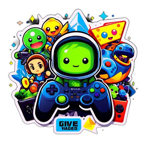 Стикер, вдохновлённый видеоиграми