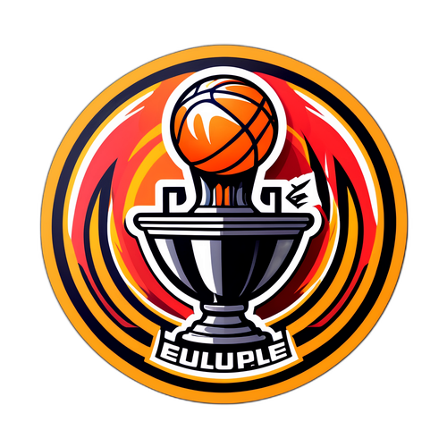 מדבקת ליגת יורוליג מודרנית