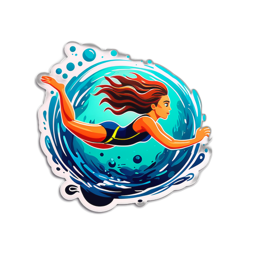 Éva Risztov úszás, dinamikus mozgás