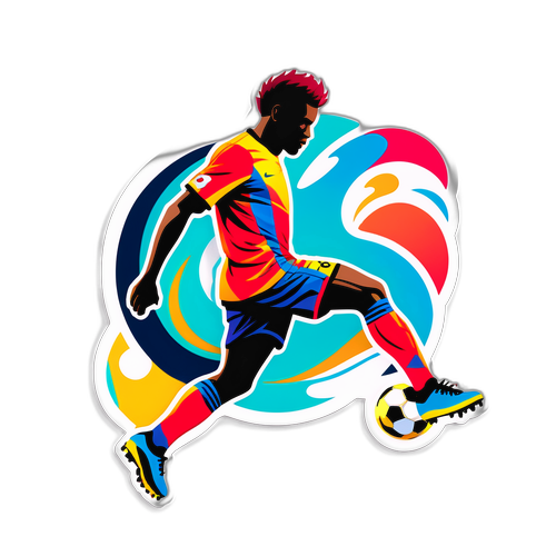 Design di Calcio Colorato