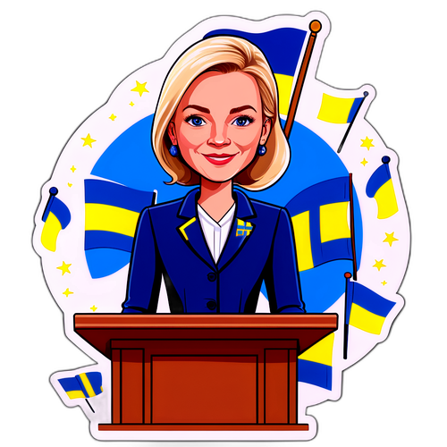 Magdalena Andersson på Podiet