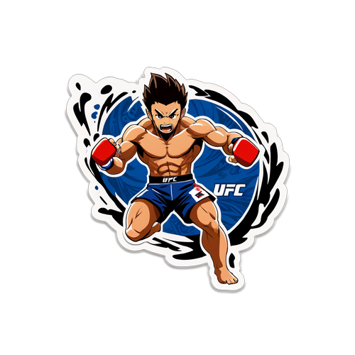 朝倉海 UFCで戦うステッカー