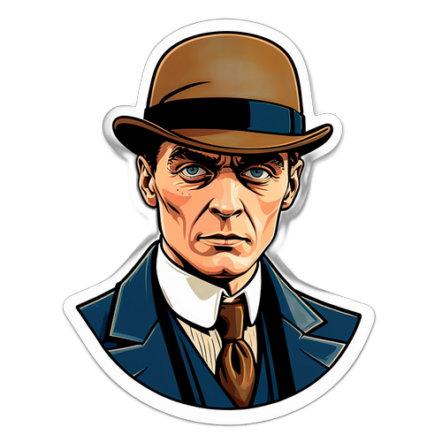 Sticker inspirowany serią Peaky Blinders