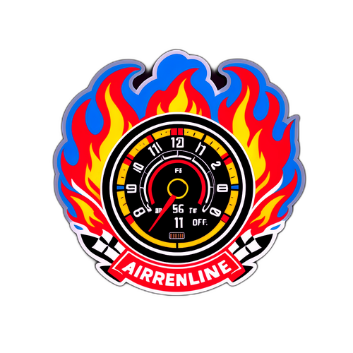 Emocjonujący projekt z logo F1 i elementami wyścigowymi