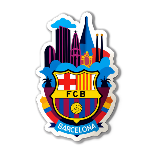 Barcelona Under the Spotlight: Iconic Landmarks Meet the Legendary Team Crest!