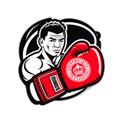 Sportos dizájn Arturo Gatti aláírásával boxing kesztyű formájában