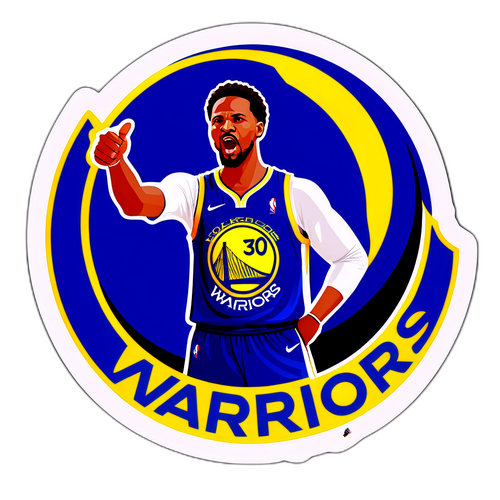 期待勇士與小牛比賽的貼紙