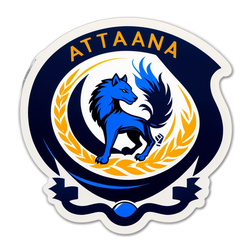 Wow!: Emblem Atalanta yang Memukau Dikelilingi Suporter Penuh Semangat di Lapangan Sepak Bola!