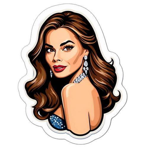 Sticker artistique de Sofia Vergara