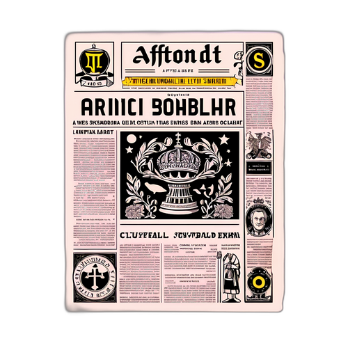 Vintage Aftonbladet Avislayout