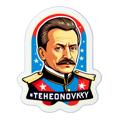 Наклейка с изображением Сергея Тихановского и фразой о свободе