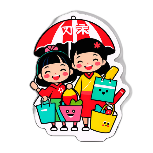 楽しいお買い物体験を表現したデザイン