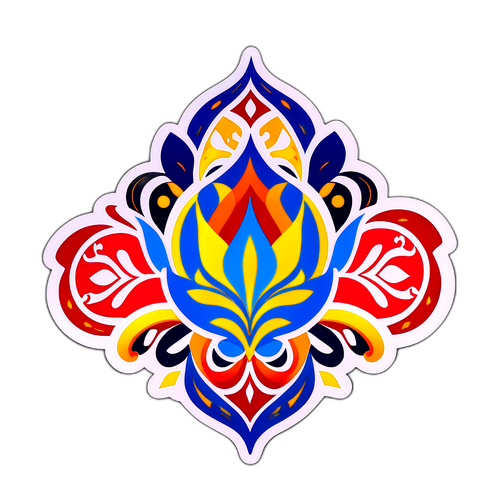 Sticker af Sivas med traditionelle tyrkiske motiver