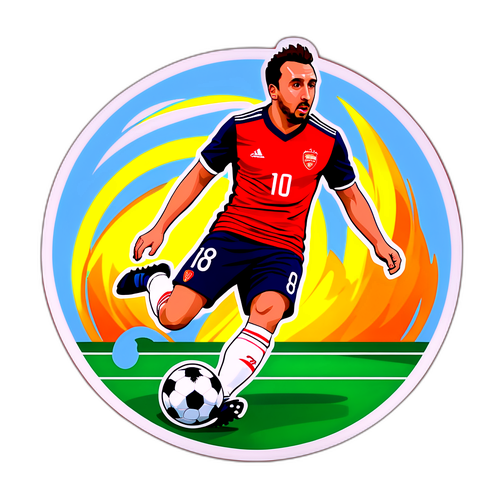 Sticker Artístico de Santi Cazorla