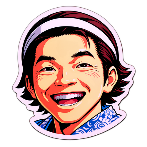 友幸の笑顔シール