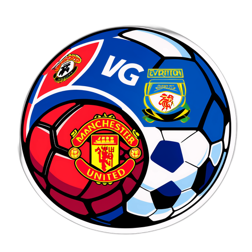 Separuh Bola Sepak Everton dan Manchester United