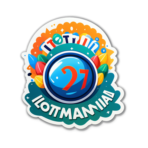 Adesivo Minimalista Lotomania 2765