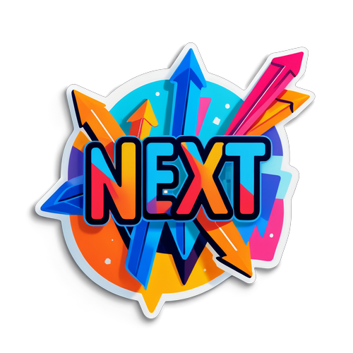 प्रेरणादायक स्टिकर 'NEXT'