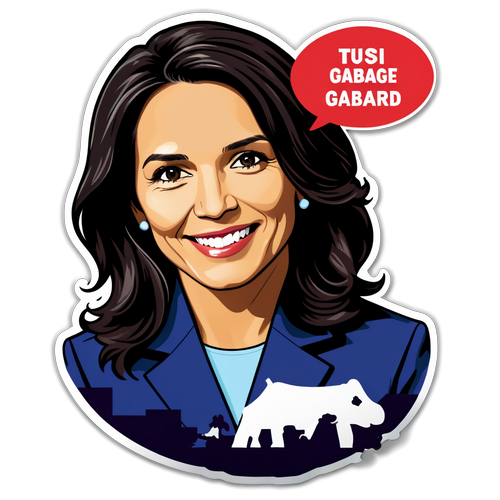 Inspirational Tulsi Gabbard Political Sticker