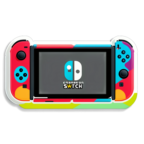 Futuristisk Nintendo Switch 2 Konsol