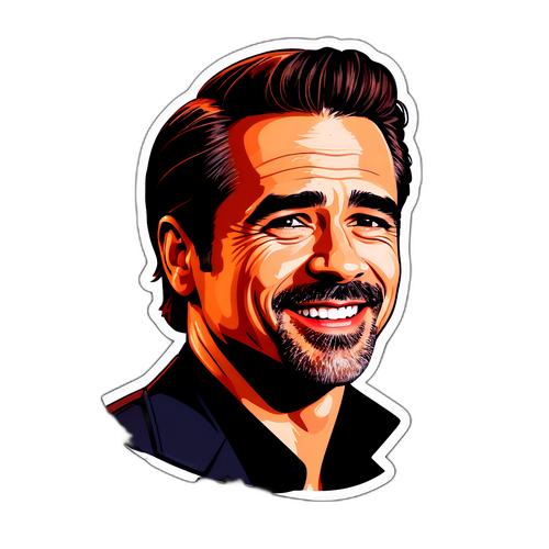 Colin Farrell mosolya