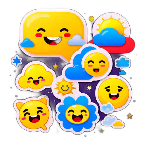 广东天气讨论表情包设计