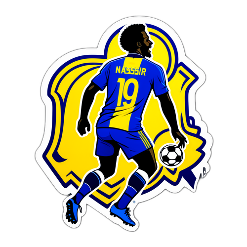 Sticker inspirat de un moment iconic al echipei Al Nassr