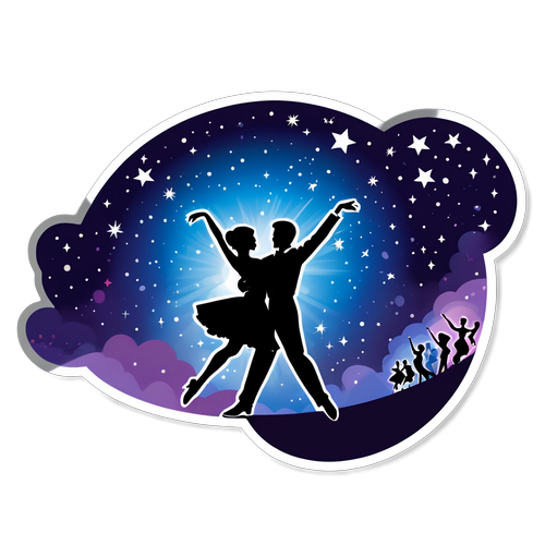 Sticker Elegante per 'Ballando con le stelle'