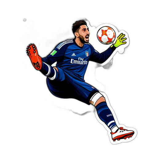 Enestående redning av Donnarumma