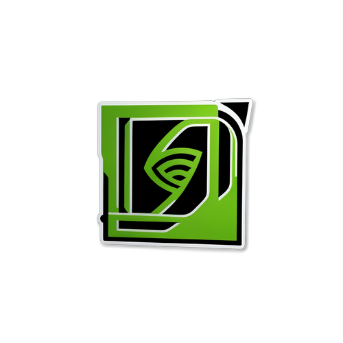 Modern NVIDIA-klistermärke
