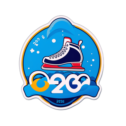 År 2026 med is og skøyter