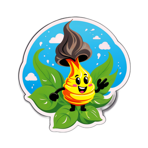 Puting Beliung Kartun yang Suka Membersihkan