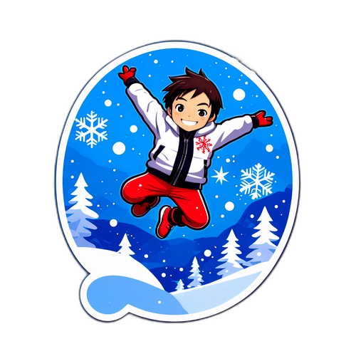 Yuma Kagiyama v akrobatickém skoku