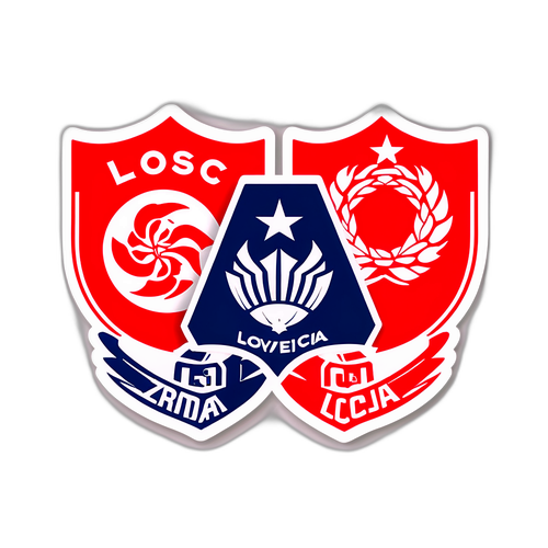 Sticker Crvena Zvezda vs LOSC