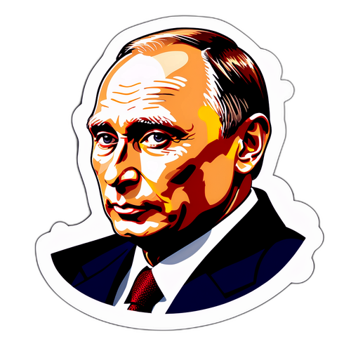 Umělecká interpretace Vladimira Putina