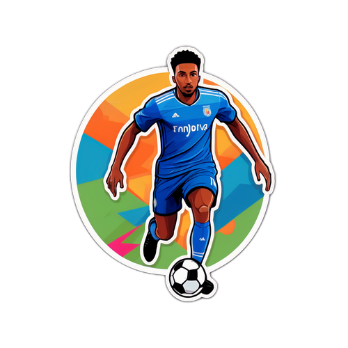 Sticker ya Lamine Yamal Ikimbia Kupitia Walinzi