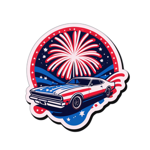 Onafhankelijkheidsdag Sticker