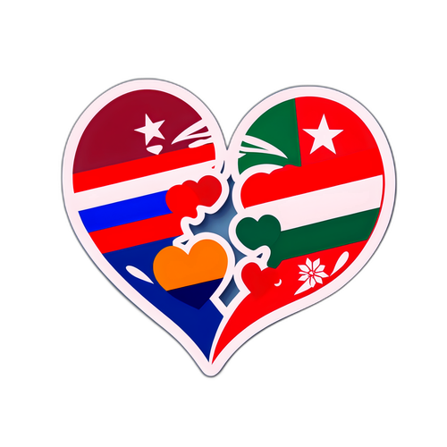 Barátságot Jelképező Matrica: Örményország és Magyarország