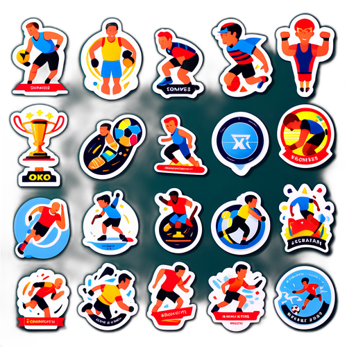 สติกเกอร์การแข่งขันกีฬา 2xko