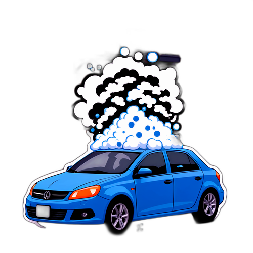 Sticker de Granizo en Paisaje Urbano