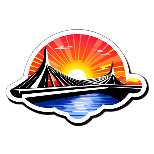 Vela di Calatrava al Tramonto
