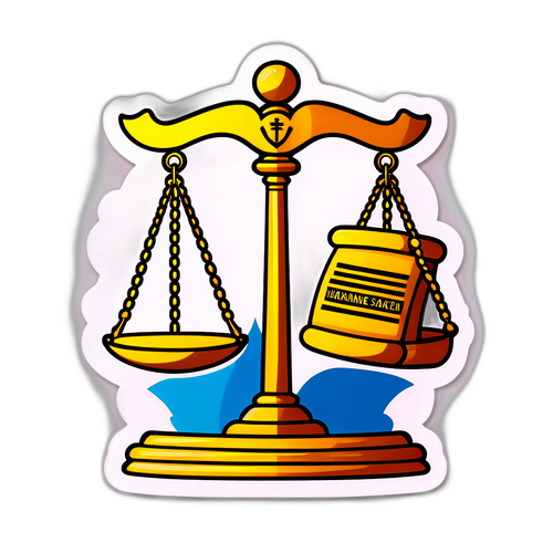 Rettsal gavel klistremerke for 'Marianne saken'