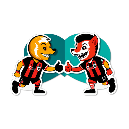 Rivalry in Harmony: The Shocking Moment Bournemouth and Southampton Mascots Unite!