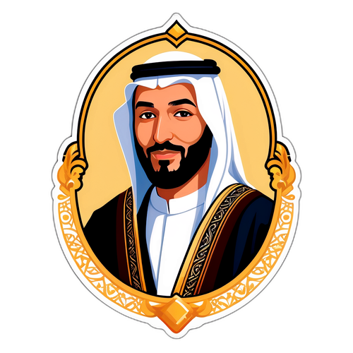 מדבקה בהשראת מוחמד בן סלמן