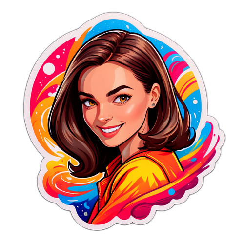 Um Sticker Energético de Ajla Tomljanović